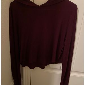 forever 21 cropped hoodie